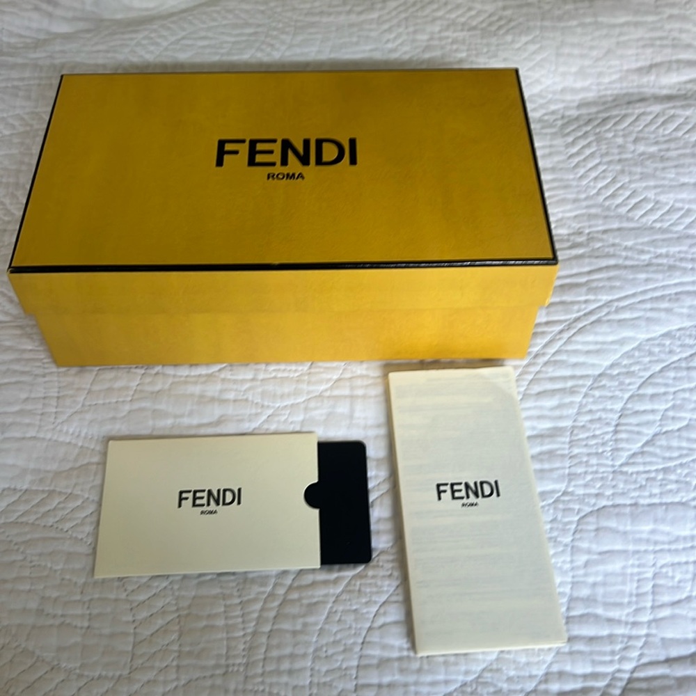 Authentic Fendi Box With Authenticity Card - image 1
